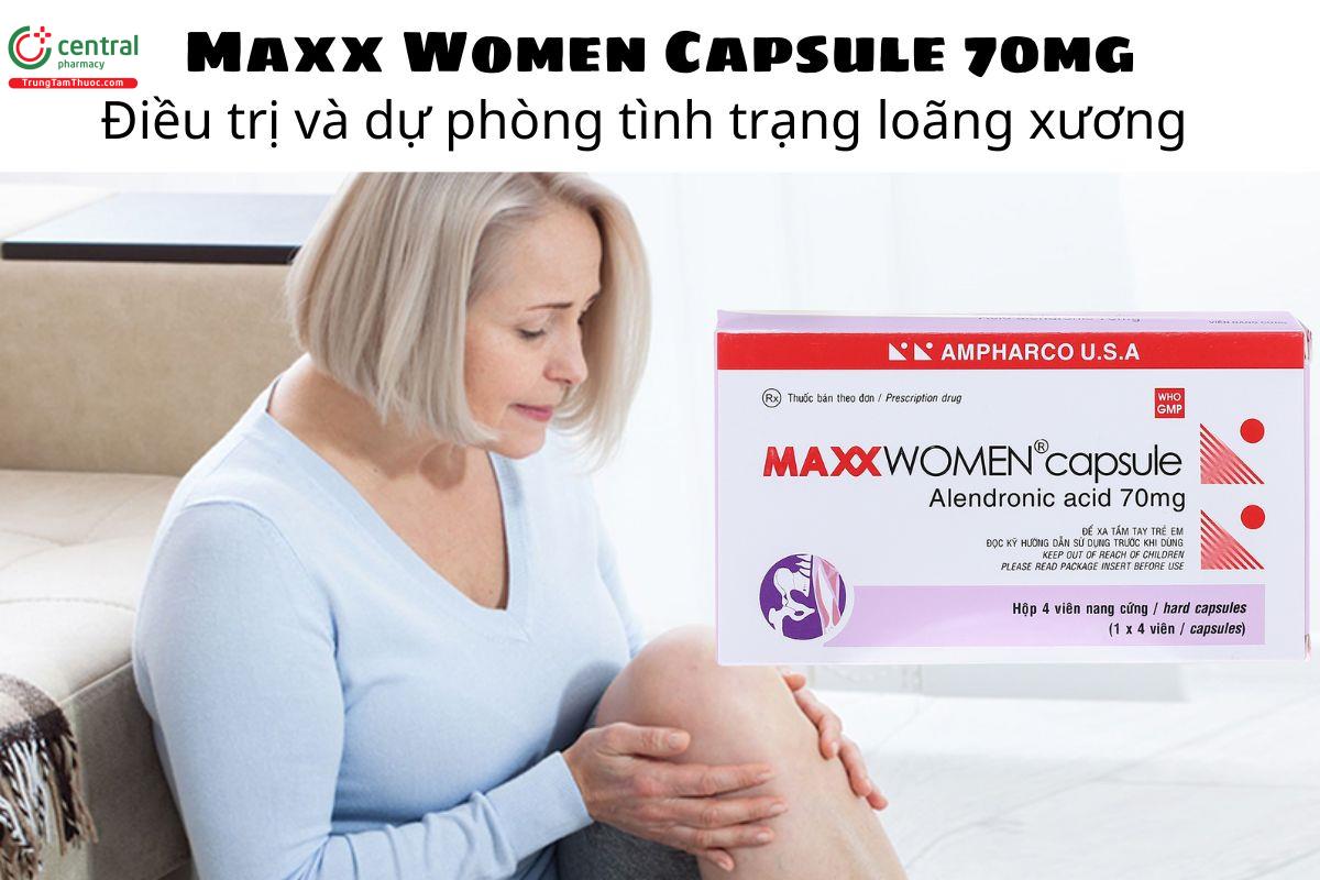 Thuốc Maxx Women Capsule 70mg - Điều trị và dự phòng tình trạng loãng xương