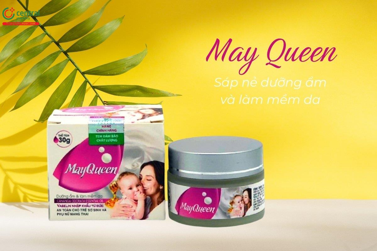 Sáp Nẻ MayQueen giúp dưỡng ẩm, làm mềm da và đem lại hương thơm dễ chịu