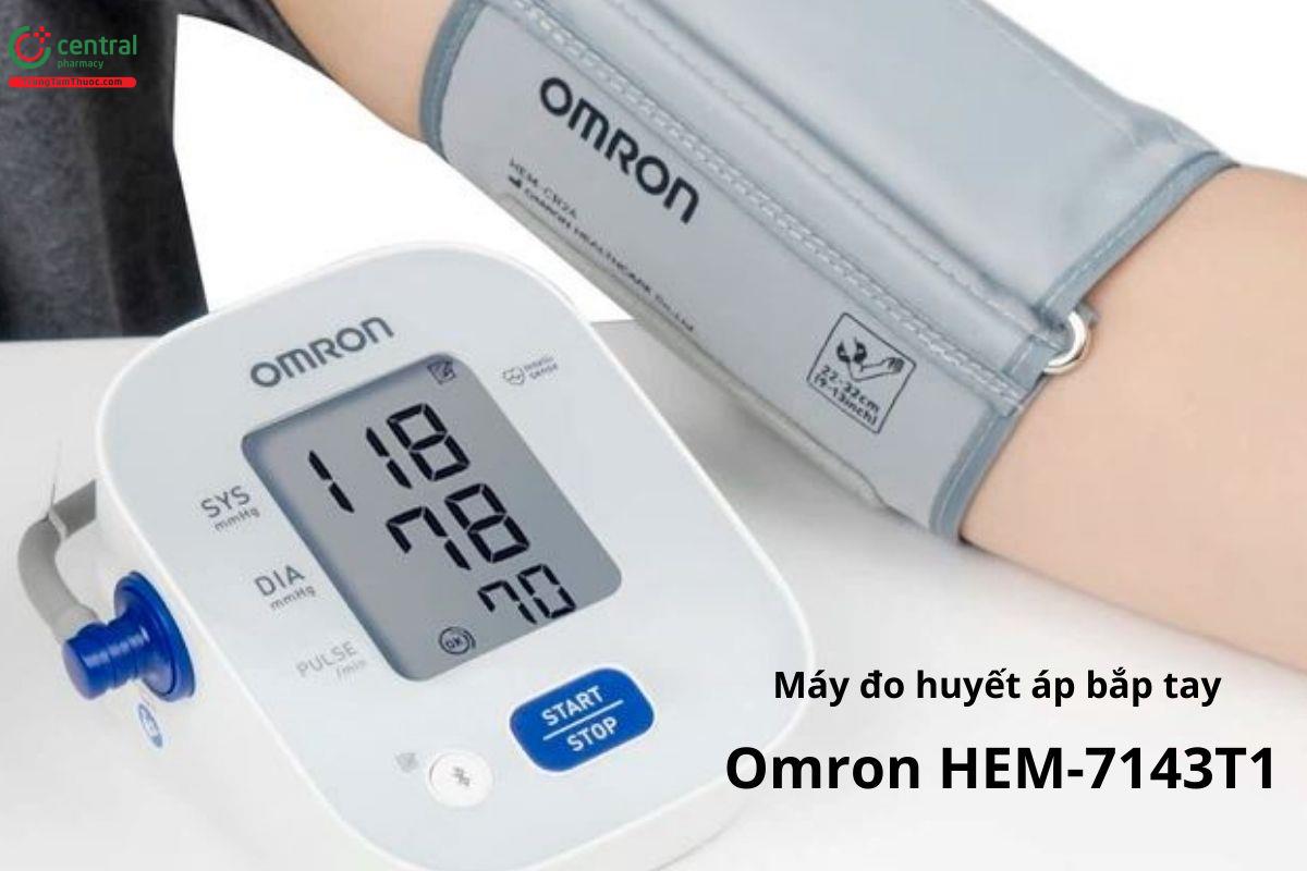 Máy đo huyết áp bắp tay Omron HEM-7143T1