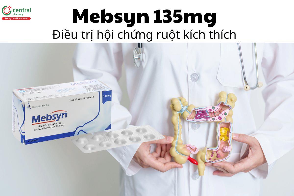 Thuốc Mebsyn 135mg - Điều trị hội chứng ruột kích thích