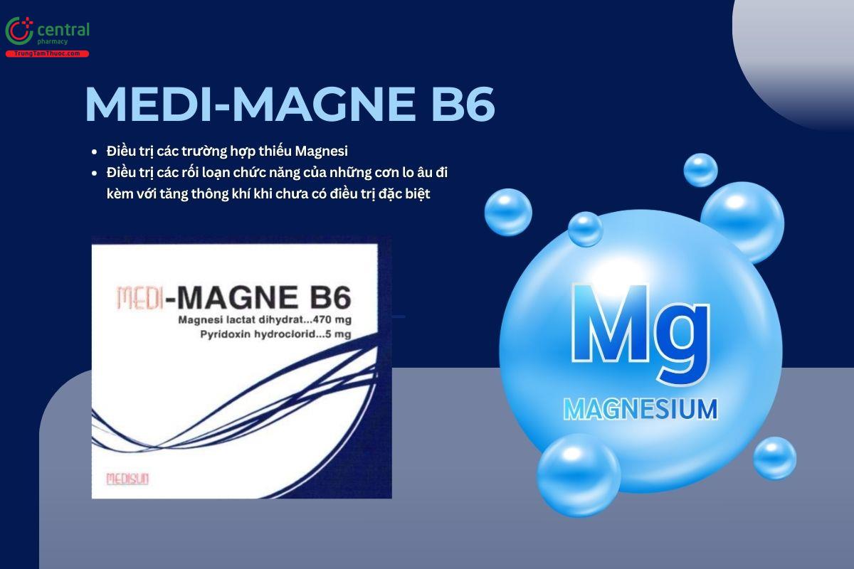 Thuốc Medi-Magne B6 có tác dụng gì?