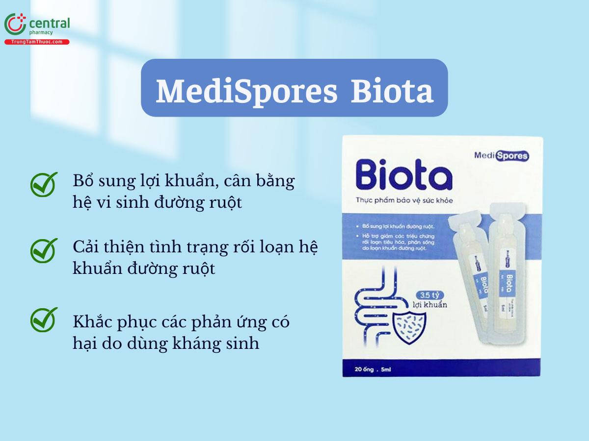 Tác dụng của MediSpores Biota