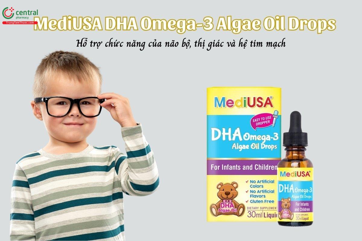 MediUSA DHA Omega-3 Algae Oil Drops