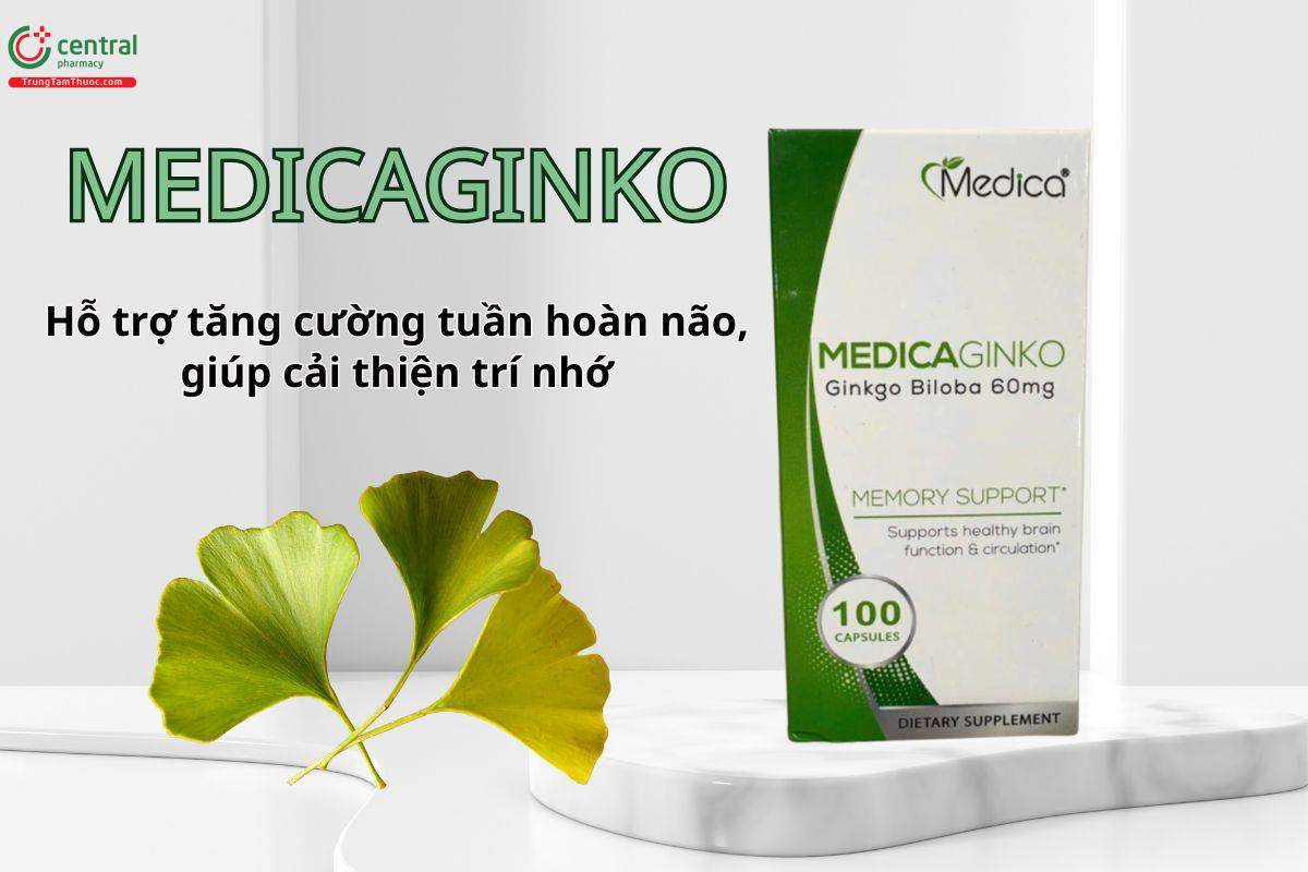 MedicaGinko hỗ trợ tăng cường tuần hoàn não
