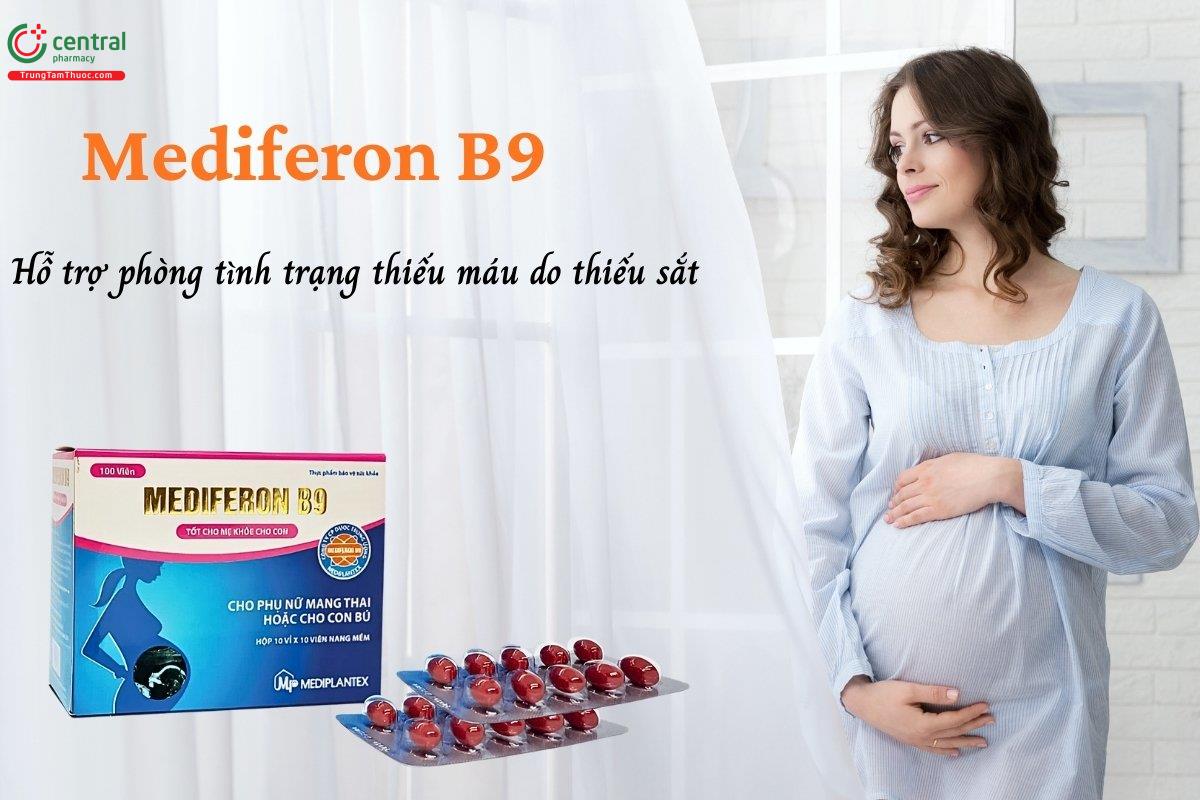Mediferon B9 - Hỗ trợ phòng tình trạng thiếu máu do thiếu sắt