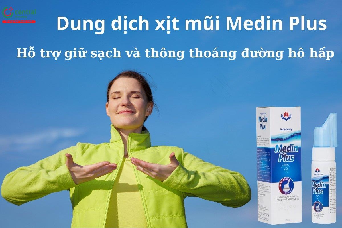 Dung dịch xịt mũi Medin Plus 70ml