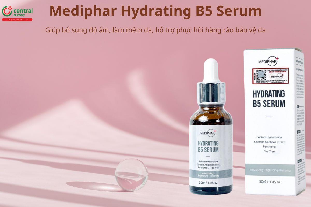 Mediphar Hydrating B5 Serum giúp cấp ẩm chuyên sâu và làm dịu da