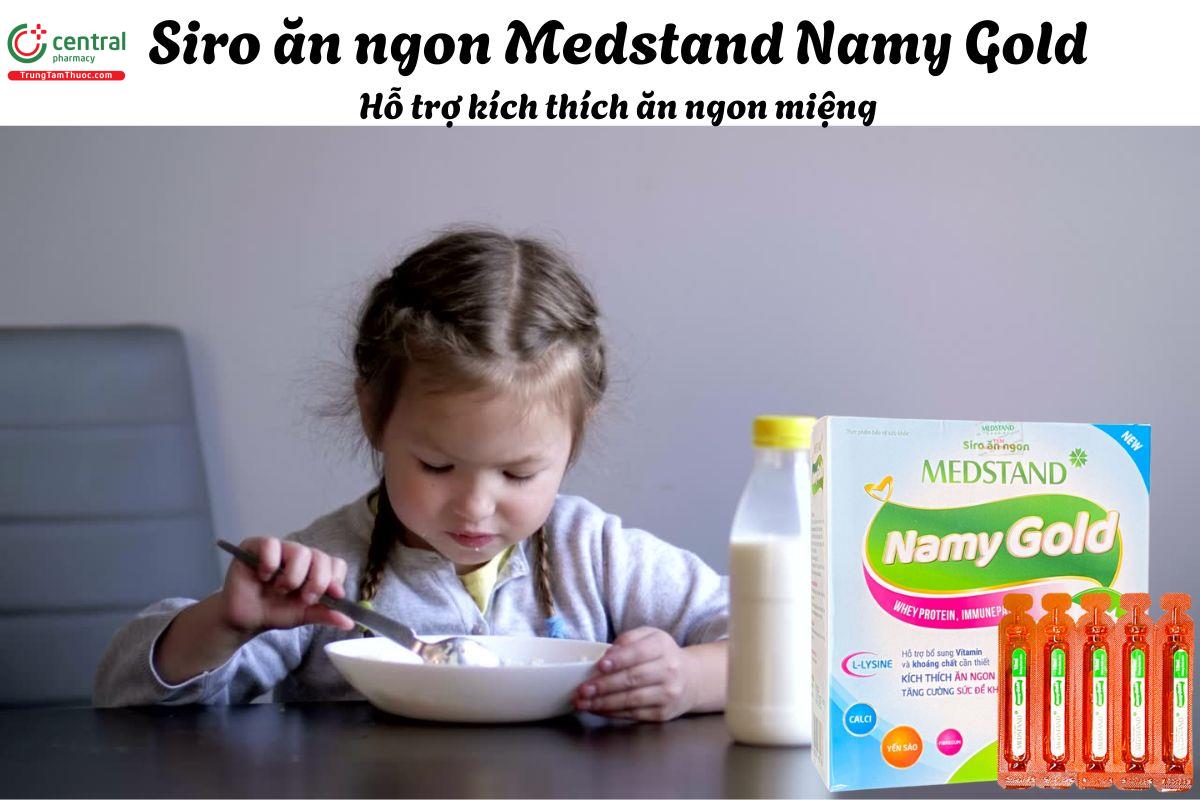 Siro ăn ngon Medstand Namy Gold - Giúp trẻ ăn ngon miệng hơn