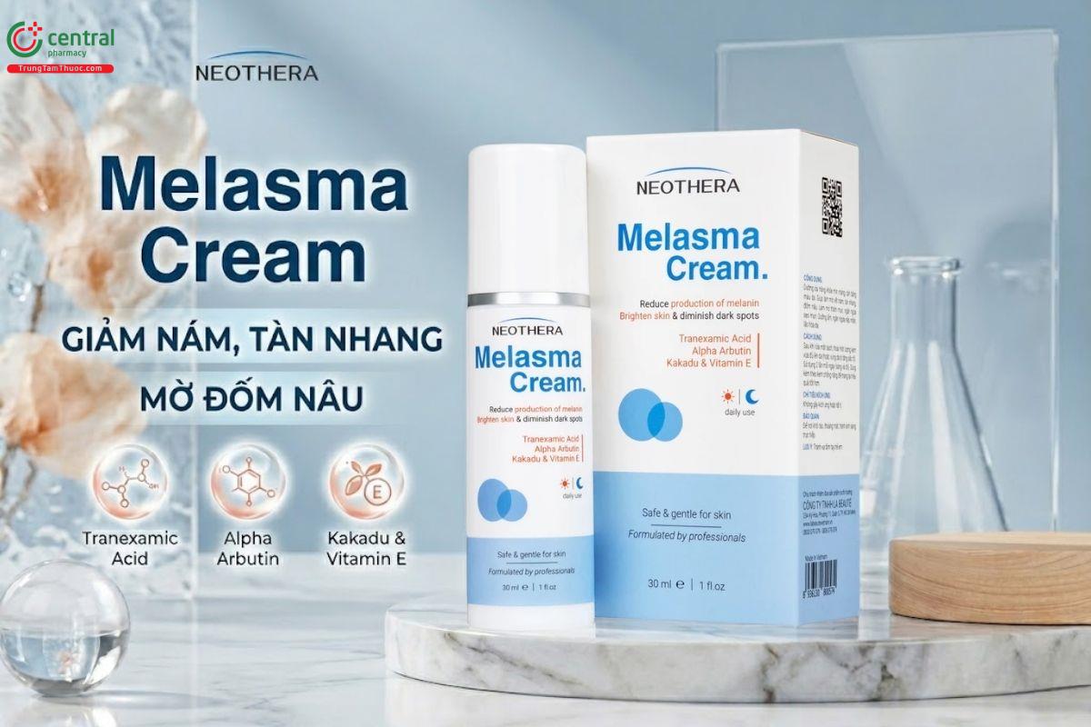 Kem nám Melasma Cream giúp da sáng khỏe, mềm mịn và đều màu hơn