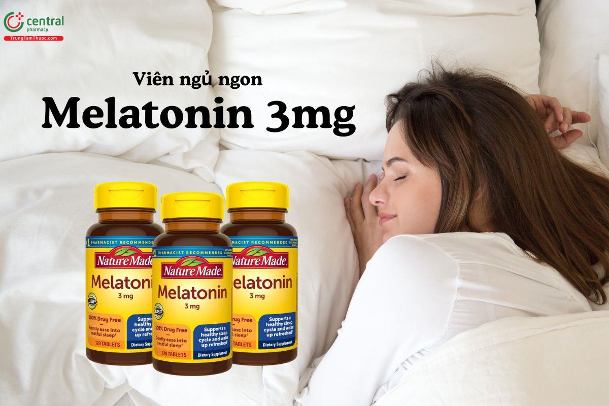 Melatonin 3mg Nature Made dùng được cho ai?