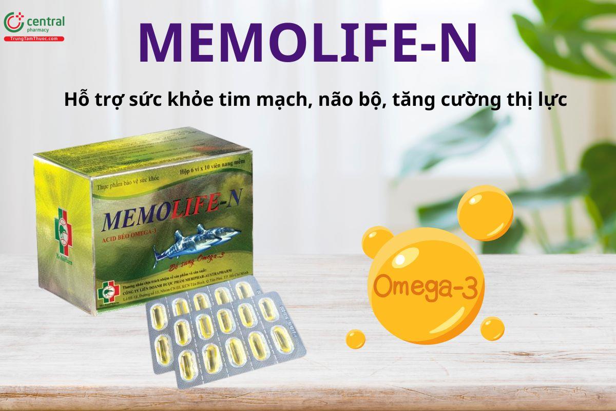 Memolife-N hỗ trợ tăng cường sức khỏe tim mạch, não bộ và cải thiện thị lực