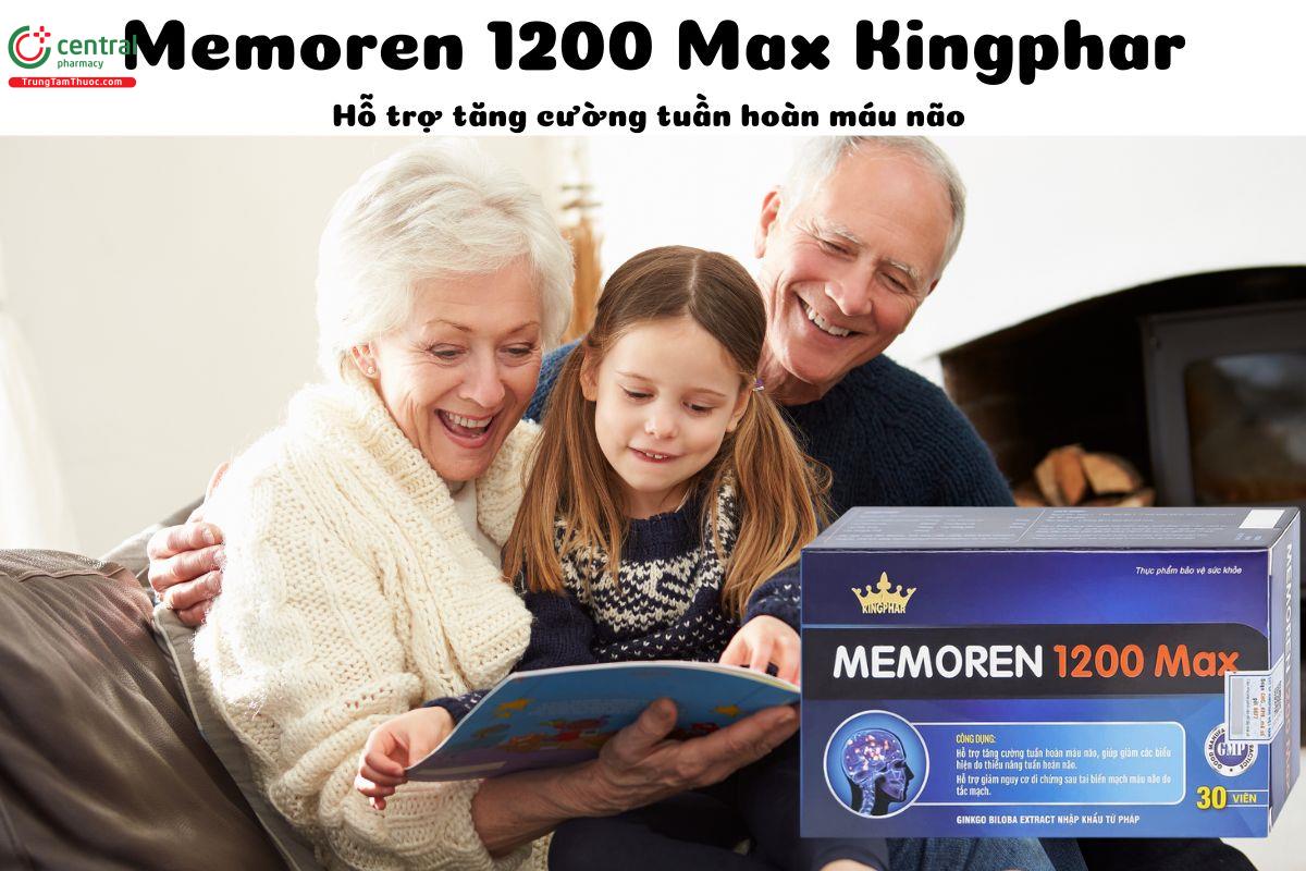 Memoren 1200 Max Kingpha (30 viên) - Cải thiện tuần hoàn máu não