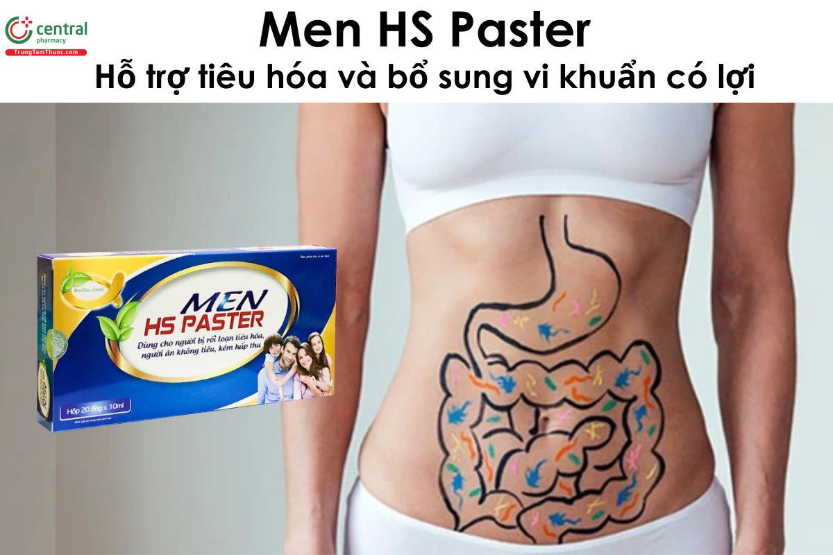 Men HS Paster - hỗ trợ hoạt động tiêu hóa và bổ sung vi khuẩn có lợi