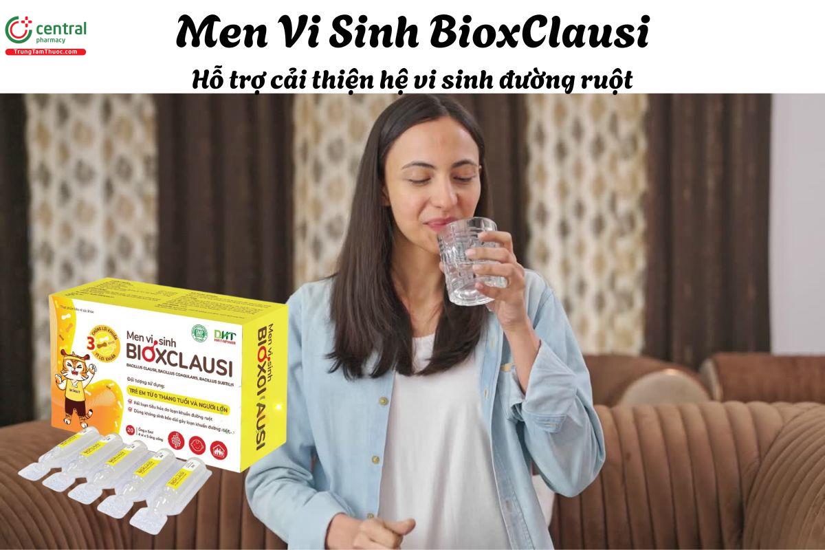 Men vi sinh Bioxclausi - Giúp cân bằng hệ vi sinh đường ruột