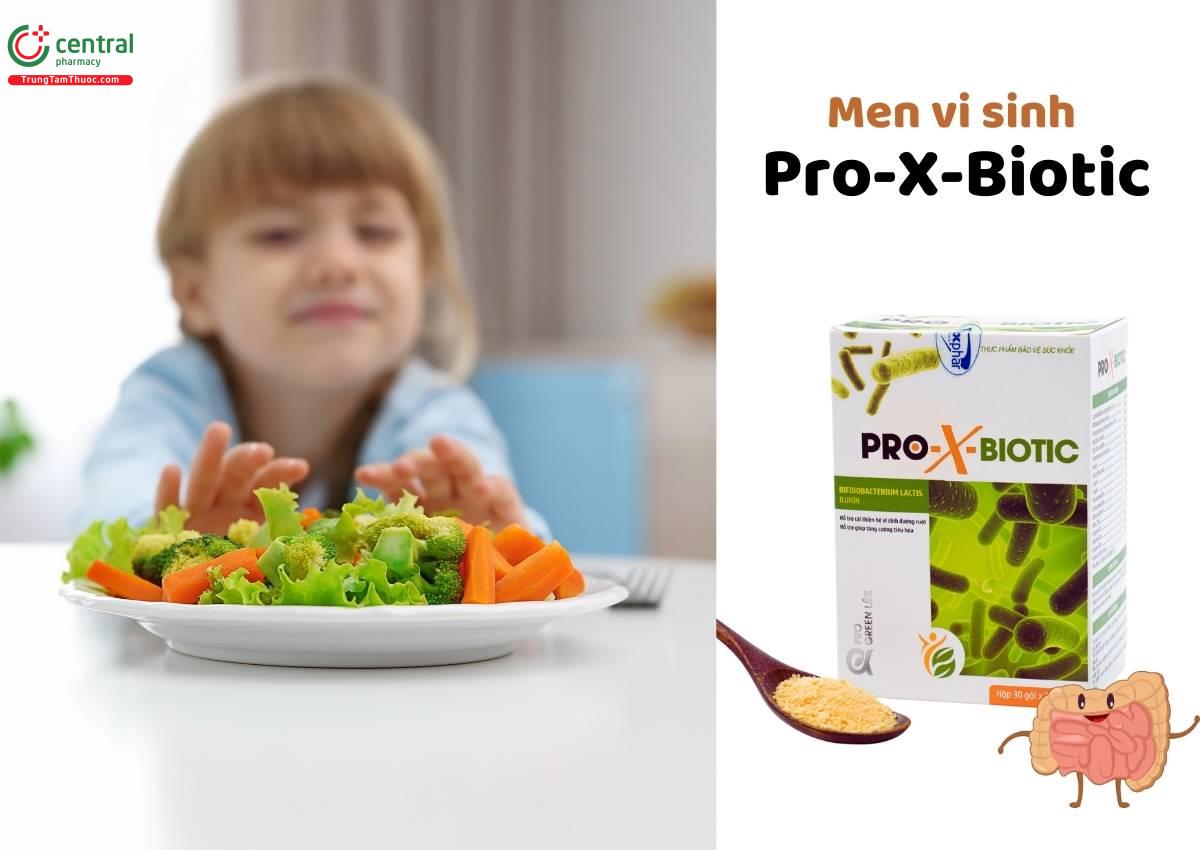 Men vi sinh Pro-X-Biotic bổ sung lợi khuẩn, giảm rối loạn tiêu hóa