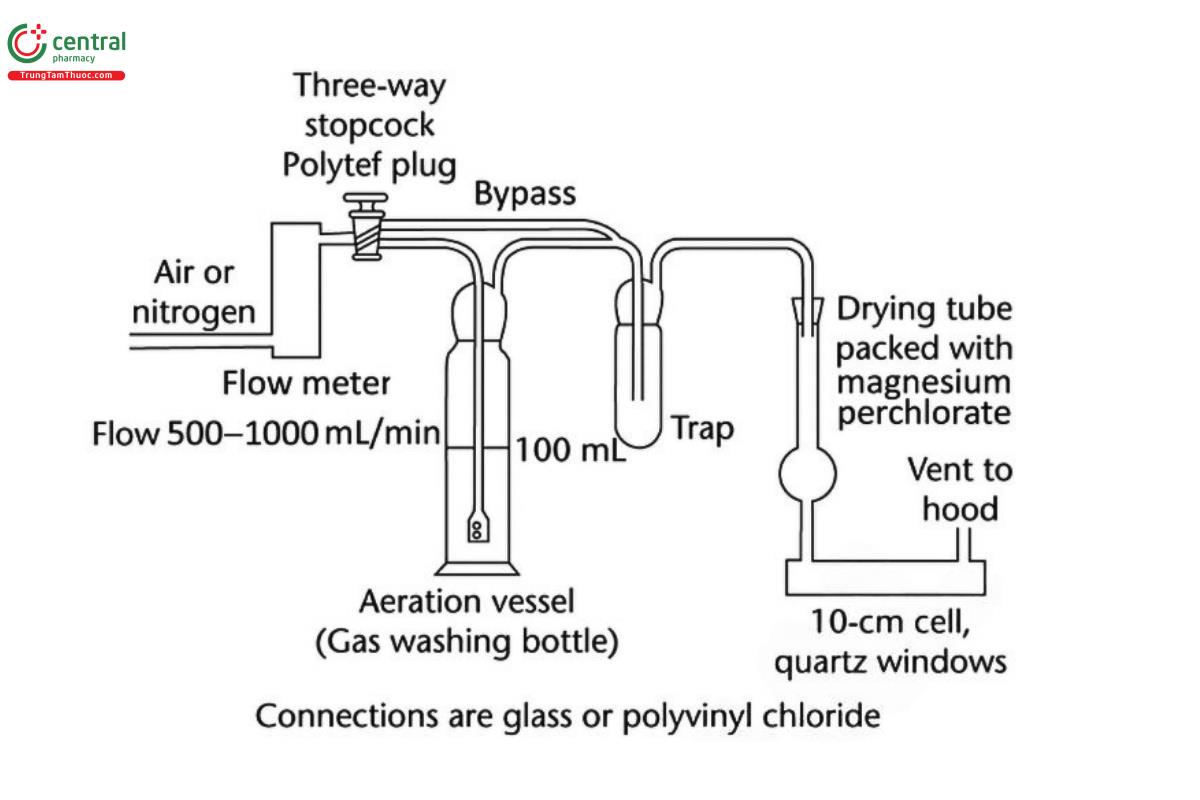 Figure 1. Mercury aeration apparatus.
