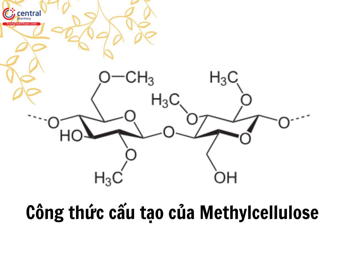 Công thức cấu tạo của Methylcellulose