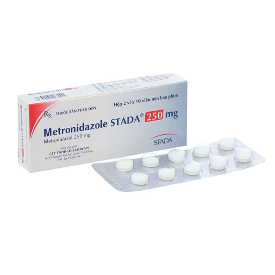 Hình ảnh Metronidazole 250 stada