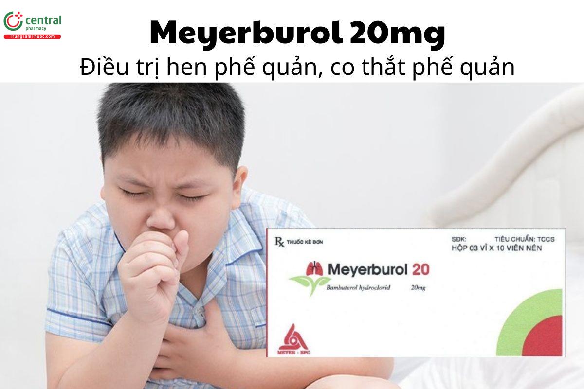 Thuốc Meyerburol 20mg - Điều trị hen phế quản, co thắt phế quản