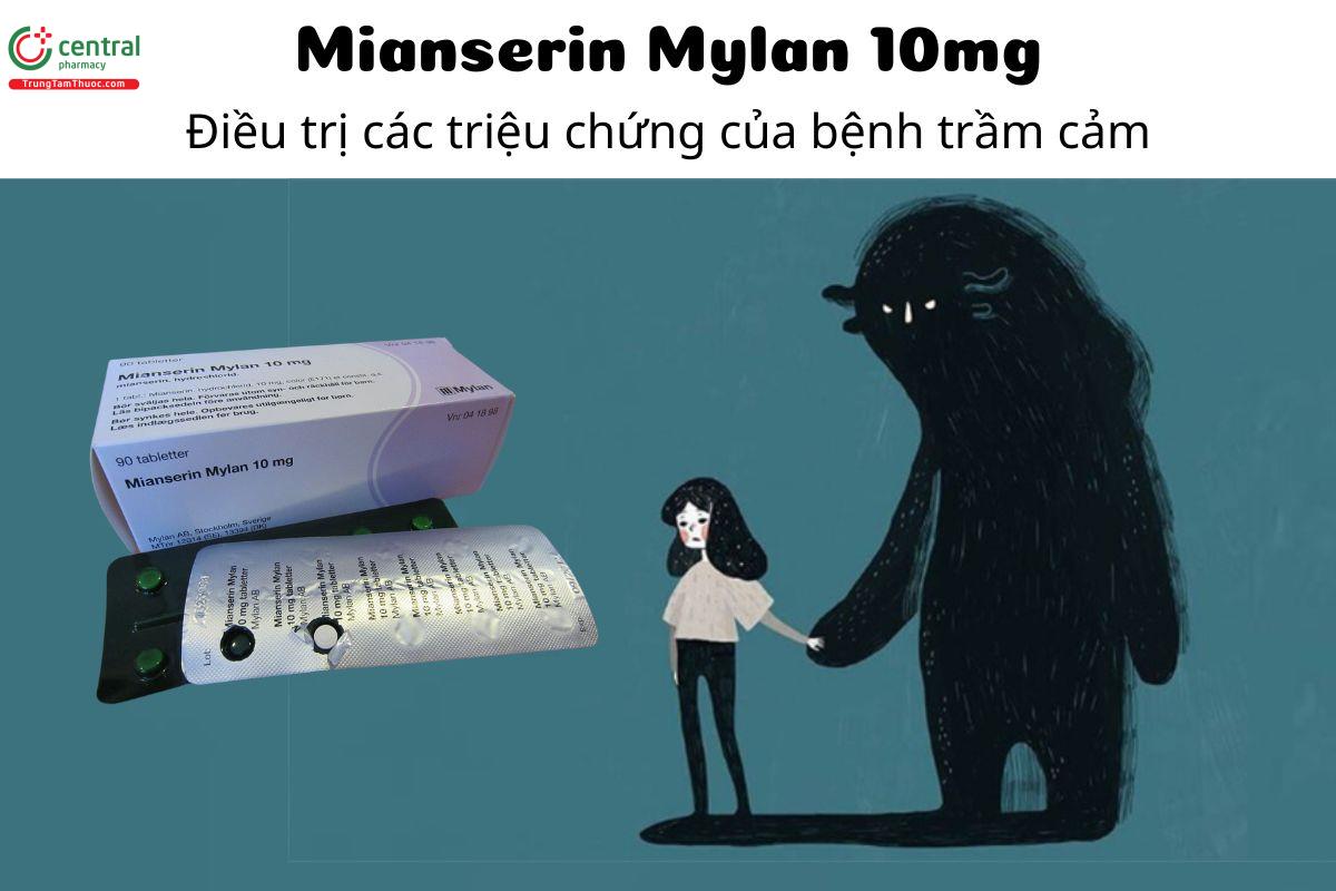 Thuốc Mianserin Mylan 10mg - Điều trị các triệu chứng của bệnh trầm cảm