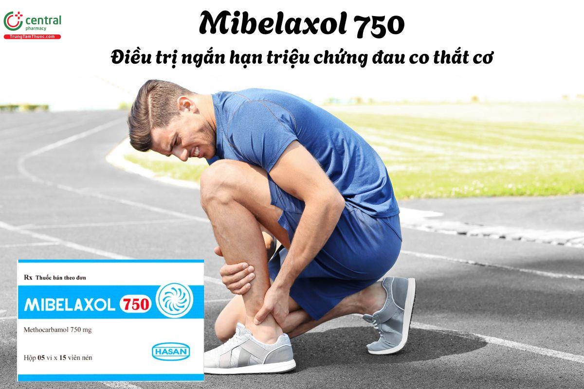 Thuốc Mibelaxol 750 - Giúp giảm triệu chứng đau và co thắt cơ tạm thời
