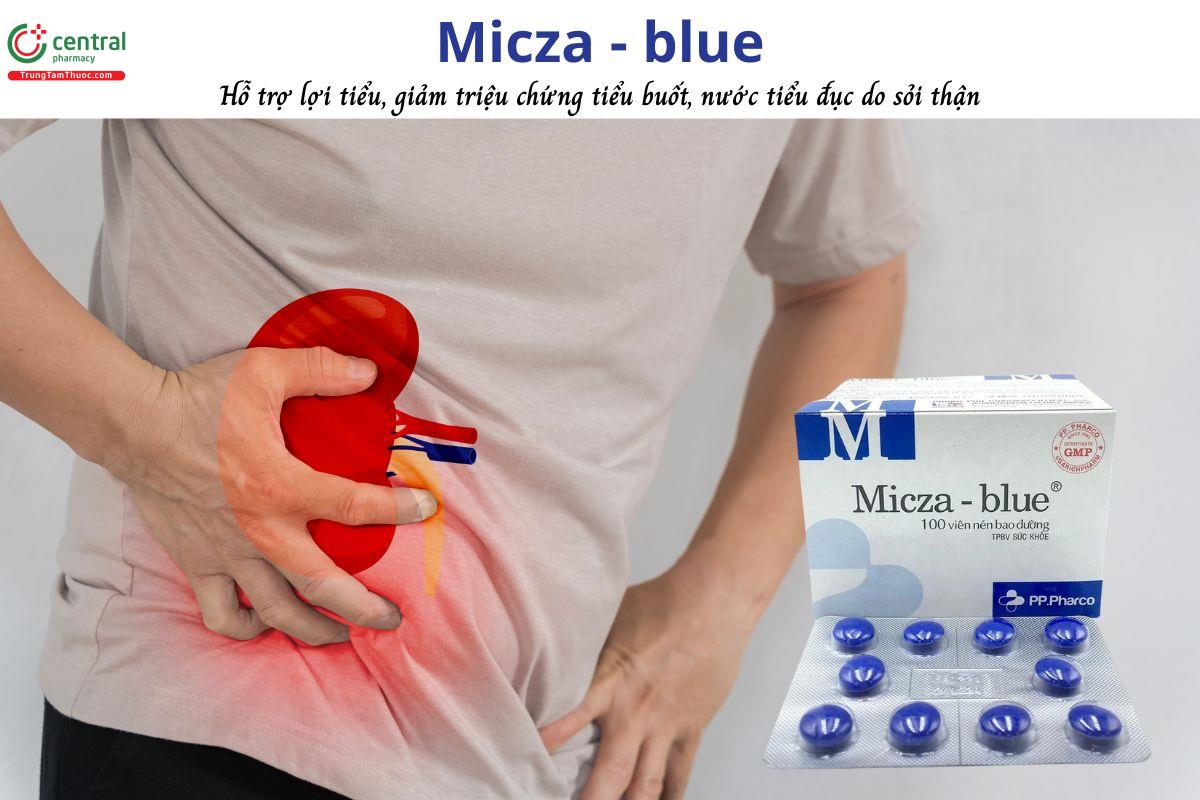 Micza-blue PP pharco - Hỗ trợ lợi tiểu, giảm tiểu buốt, tiểu rắt