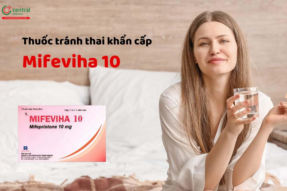 Thuốc Mifeviha 10 hộp 1 viên giúp tránh thai khẩn cấp