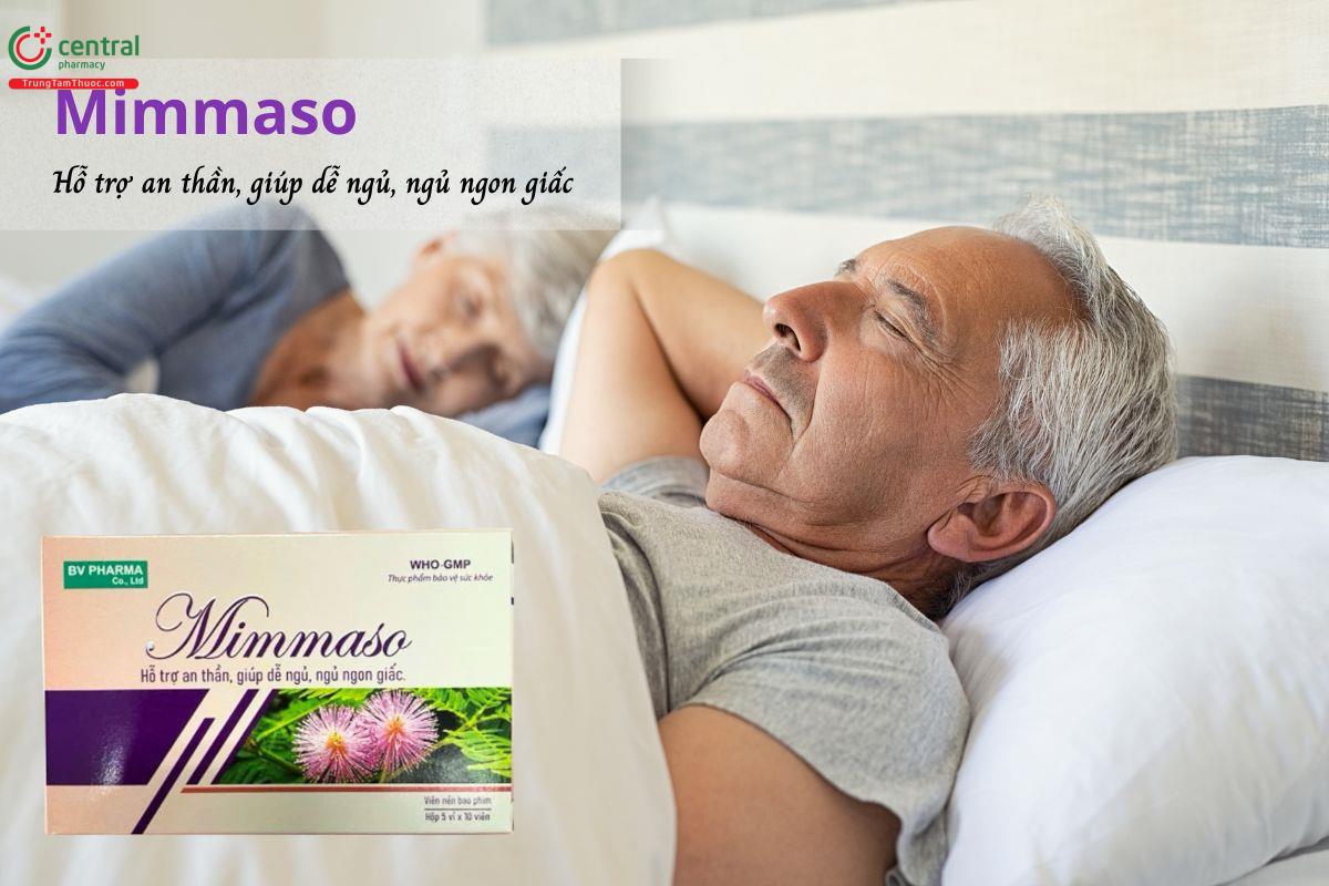 Mimmaso - Hỗ trợ an thần, giúp dễ ngủ, cải thiện tình trạng khó ngủ, mất ngủ
