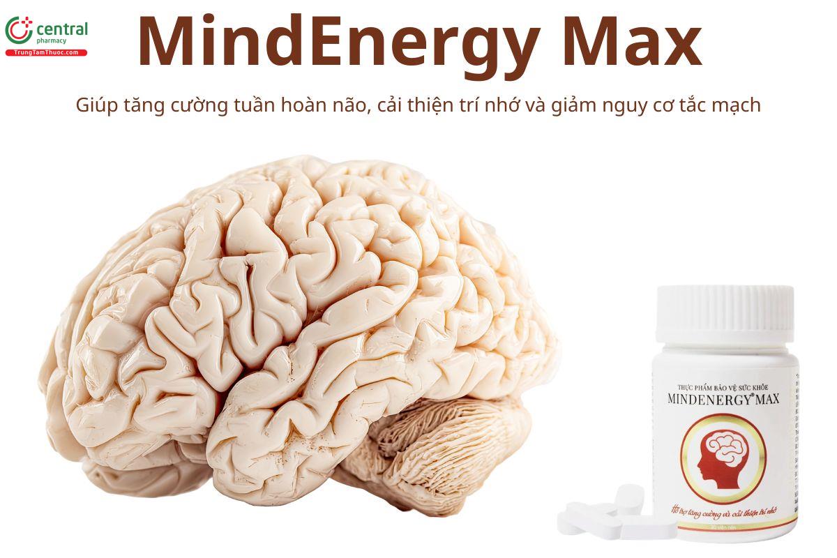 MindEnergy Max tăng cường tuần hoàn máu não, cải thiện trí nhớ 
