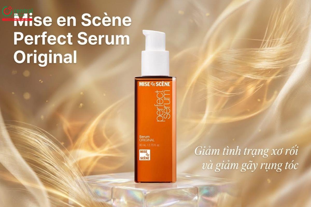 Dầu dưỡng tóc Mise en Scène Perfect Serum Original giúp tóc mềm mượt