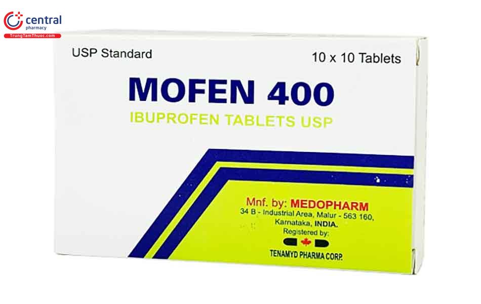 Hình ảnh thuốc Mofen 400 chứa Ibuprofen