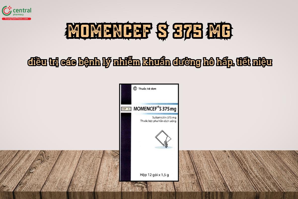 Điều trị nhiễm khuẩn bằng Momencef S 375 mg