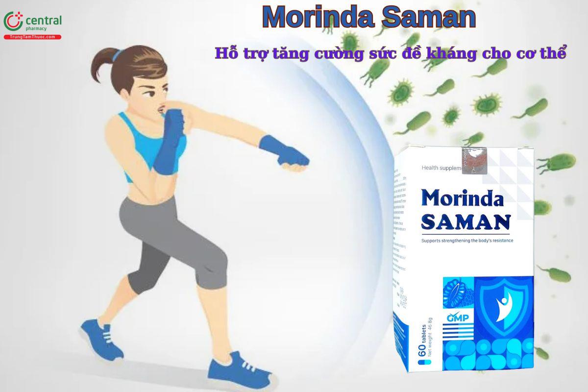 Viên uống Morinda Saman giúp tăng đề kháng cho cơ thể
