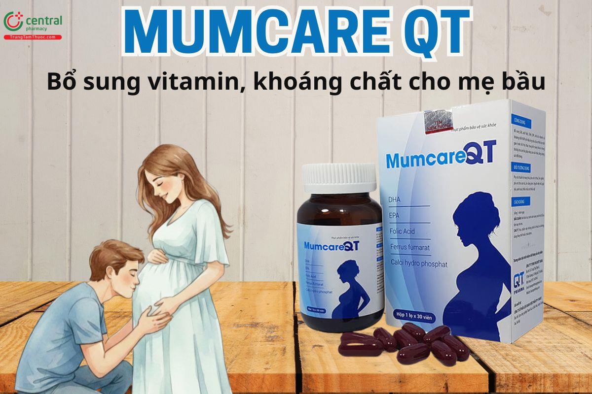 Mumcare QT hỗ trợ bổ sung vitamin và khoáng chất cho thai kỳ