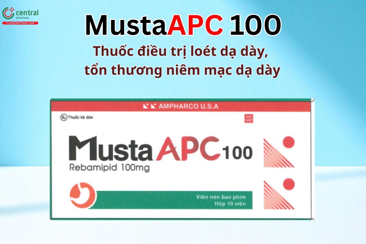 Thuốc MustaAPC 100 cải thiện các tổn thương trên niêm mạc dạ dày