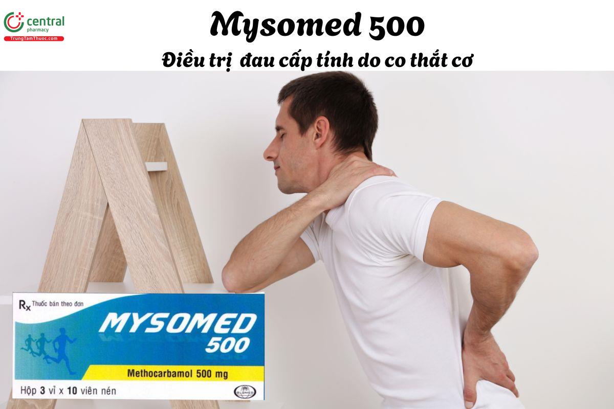 Thuốc Mysomed 500 - Điều trị co thắt cơ xương do thoát vị đĩa đệm