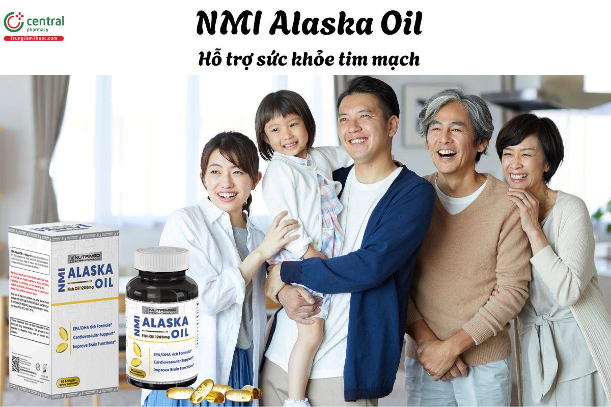 NMI Alaska Oil - Giúp bổ sung omega 3, duy trì sức khỏe tim mạch