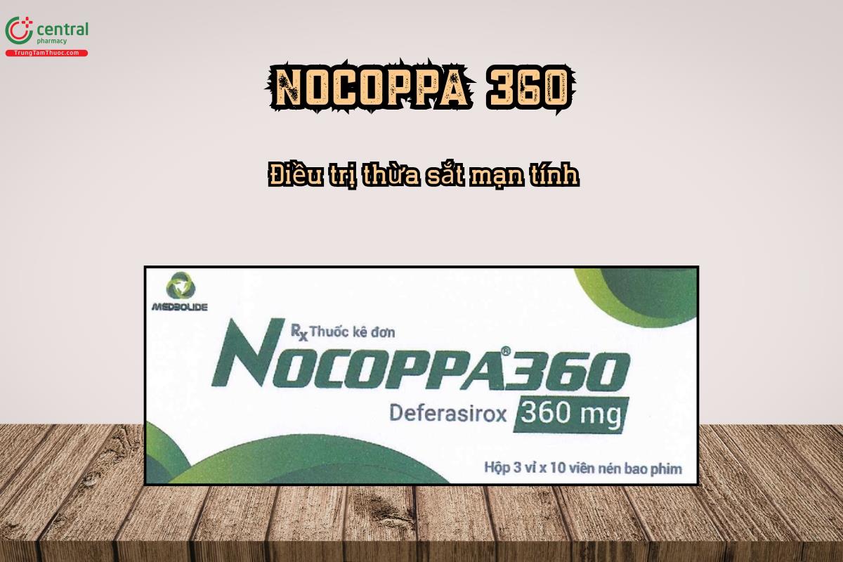 Điều trị thừa sắt mạn tính NOCOPPA 360