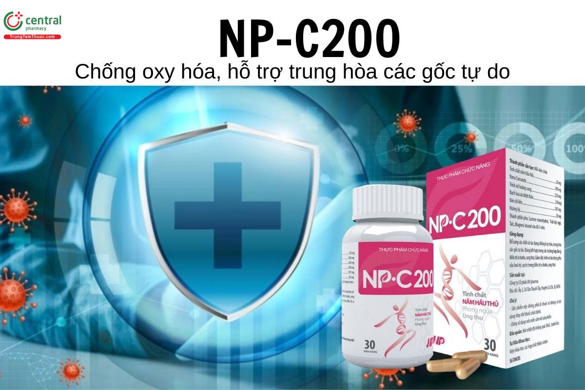 NP-C200 - Chống oxy hóa, hỗ trợ trung hòa các gốc tự do