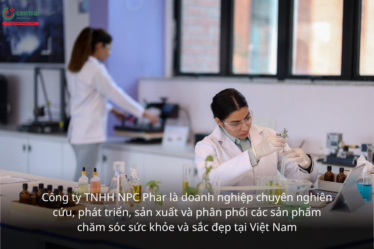 NPC Phar là doanh nghiệp chuyên nghiên cứu, phát triển, sản xuất và phân phối các sản phẩm chăm sóc sức khỏe và sắc đẹp