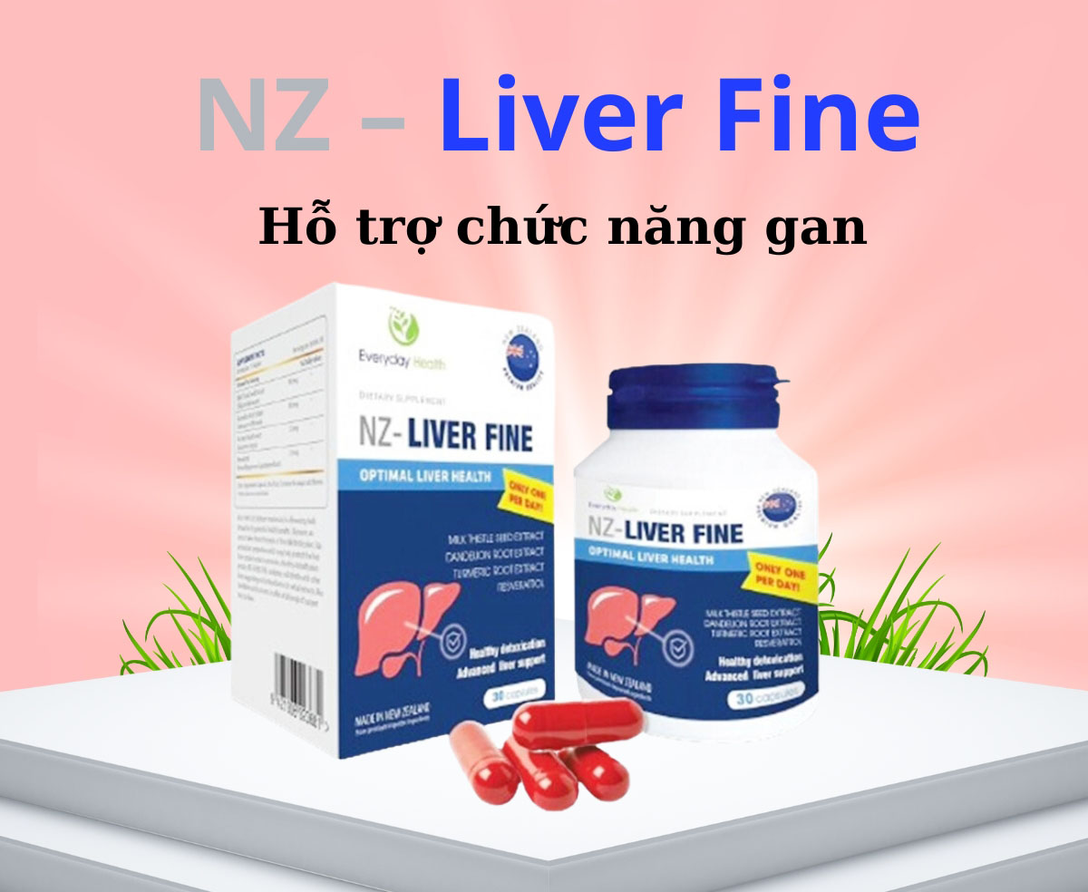 NZ – Liver Fine hỗ trợ chức năng gan, thải độc rượu bia