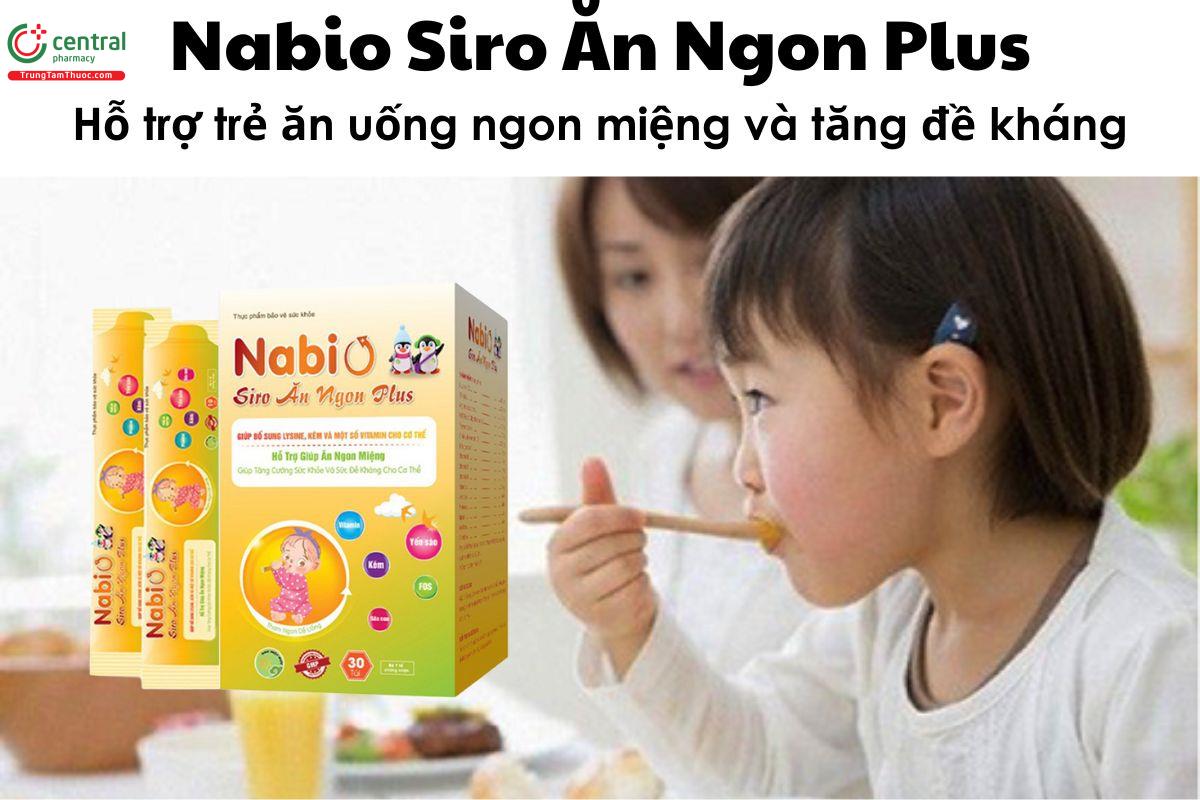  Nabio Siro Ăn Ngon Plus - Giúp ăn uống ngon miệng và tăng đề kháng