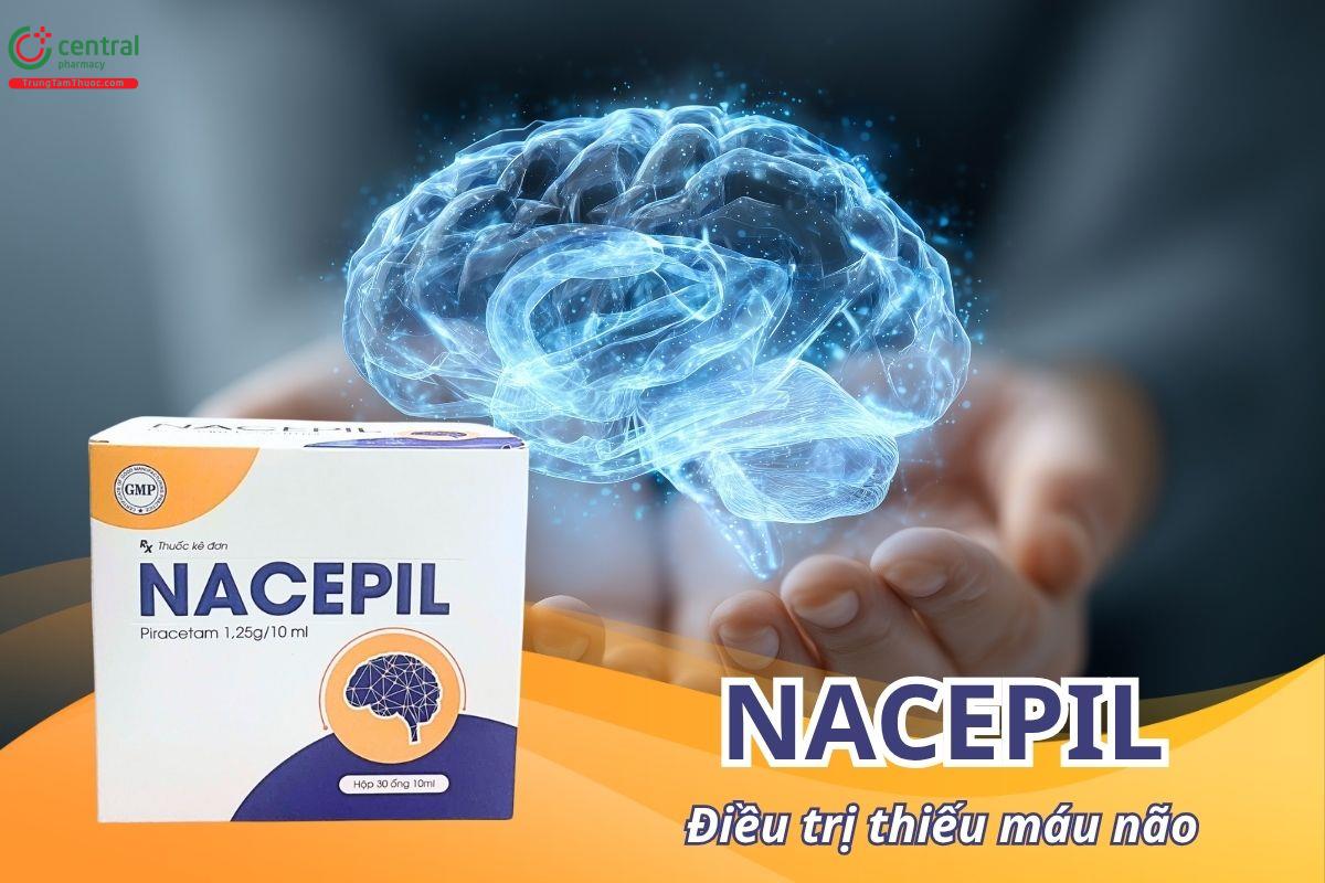Thuốc Nacepil 10ml điều trị thiếu máu não