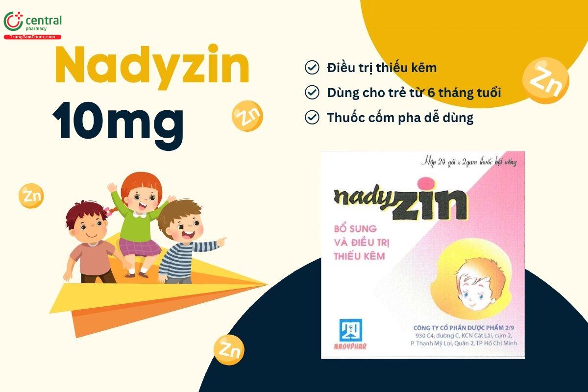 Nadyzin 10mg là thuốc gì? Có tác dụng gì?