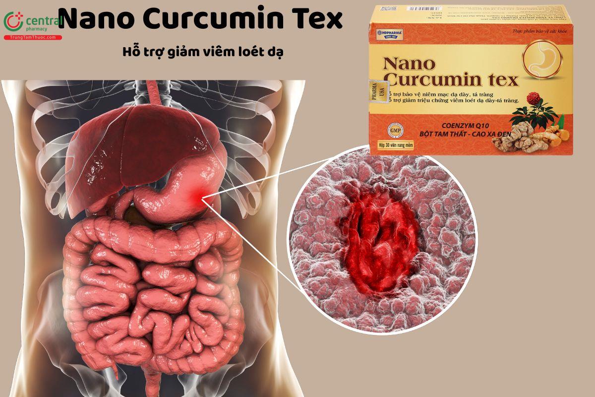 Nano Curcumin Tex - Giúp bảo vệ niêm mạc dạ dày và tá tràng