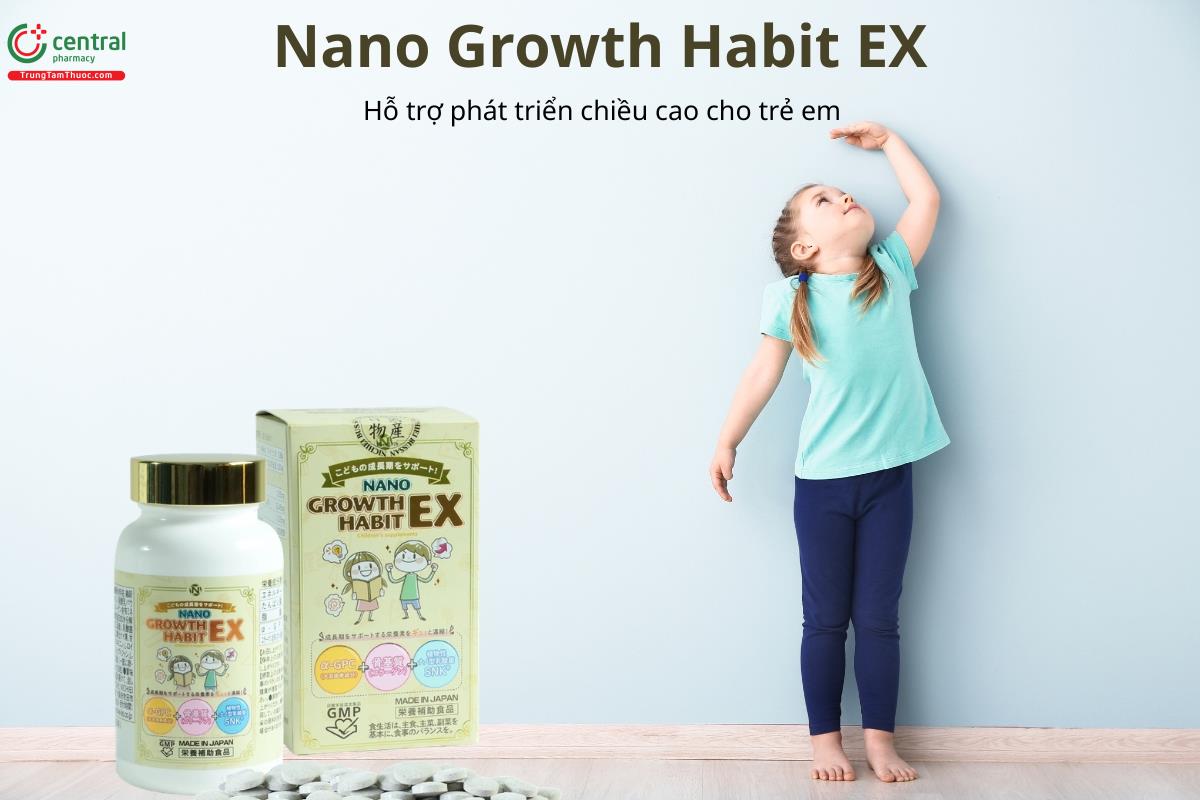 Nano Growth Habit EX hỗ trợ phát triển chiều cao cho trẻ em