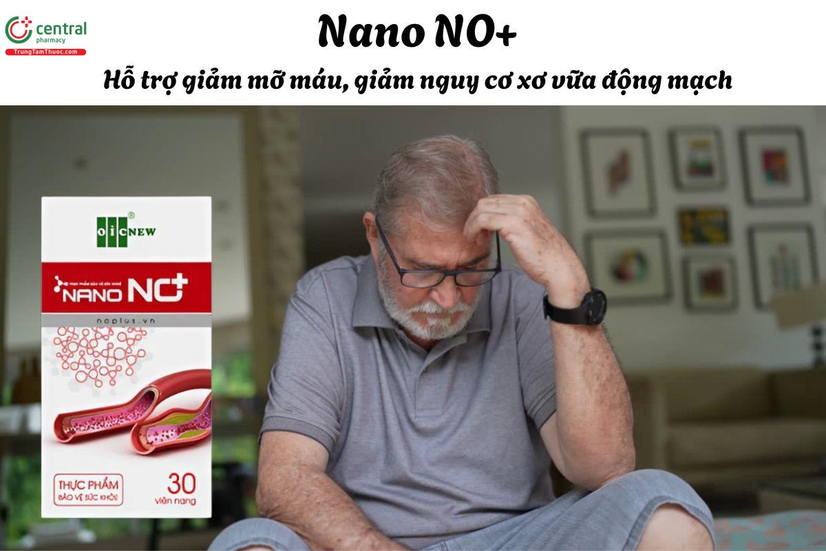 Nano NO+ - Tăng độ bền thành mạch, hạn chế nguy cơ xơ vữa động mạch