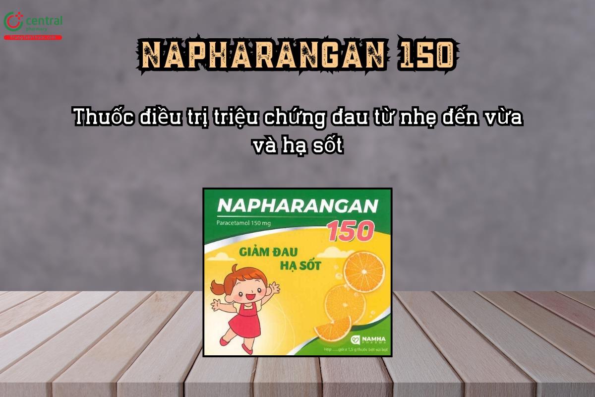 Thuốc giảm đau hạ sốt Napharangan 150