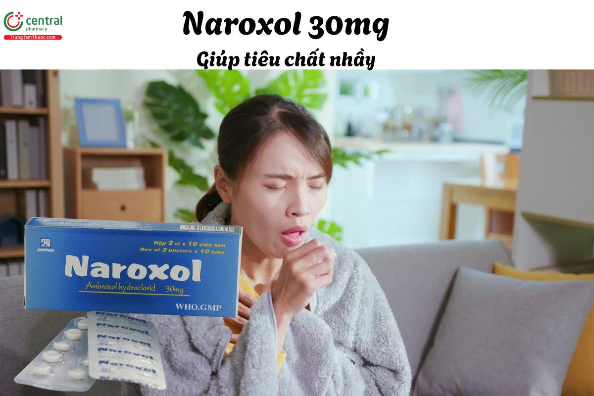 Thuốc Naroxol 30mg - Điều trị tiêu chất nhầy trong các bệnh hô hấp