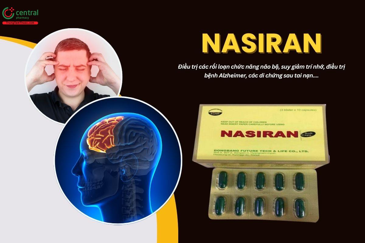 Thuốc Nasiran giúp cải thiện tuần hoàn máu và chức năng thần kinh